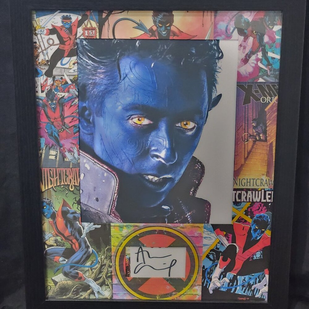 Alan Cumming - Nightcrawler Custom Matted & Framed Signed/Autographed w/Photo